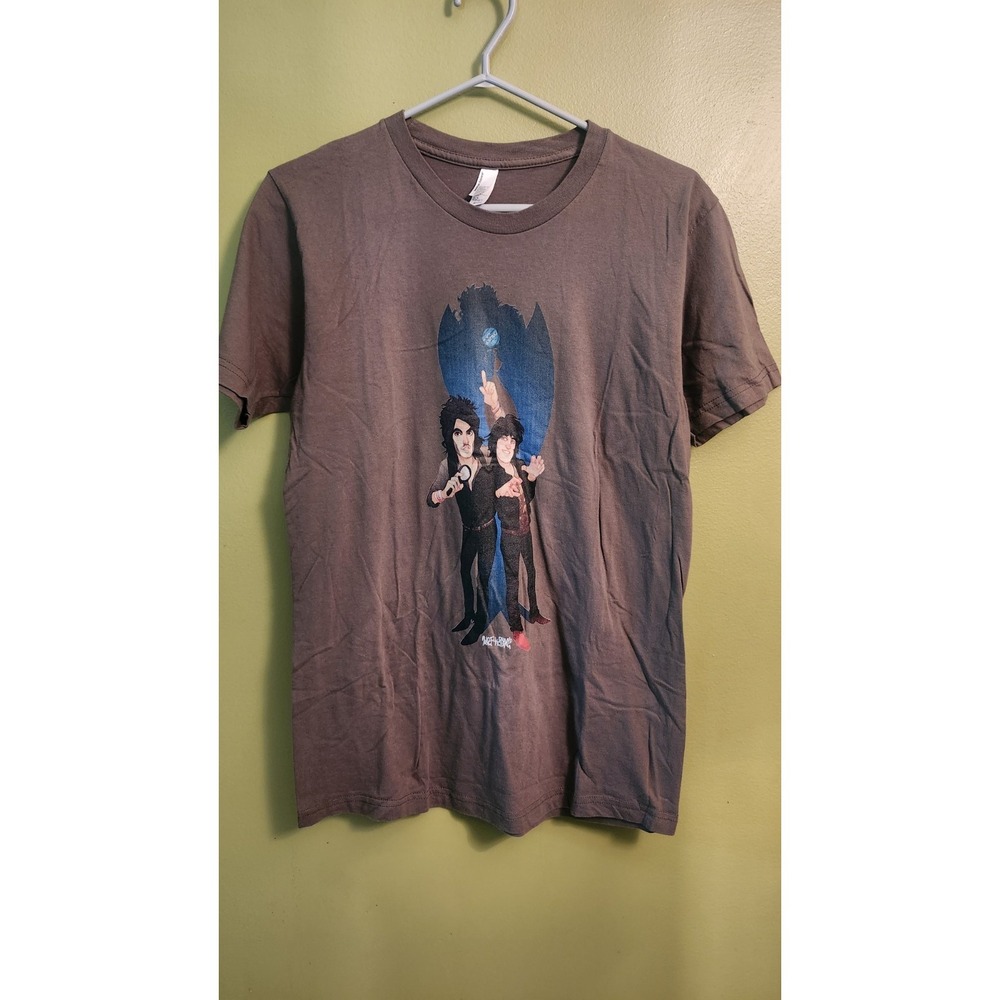 American Apparel Graphic Goth Detectives‎ T-Shirt Men's Medium Green